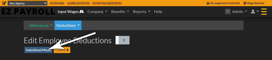 Click the label that you want to assign to employees